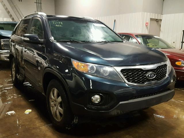 5XYKTDA60CG237130 - 2012 KIA SORENTO BA BLUE photo 1