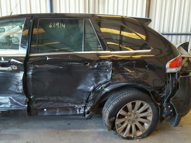 2LMDJ6JK1FBL22574 - 2015 LINCOLN MKX BLACK photo 9