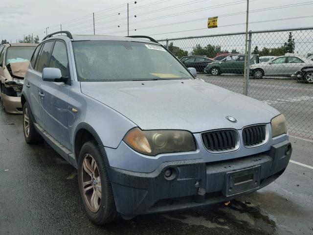 WBXPA93465WD02580 - 2005 BMW X3 3.0I BLUE photo 1