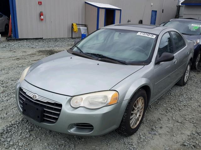 1C3EL56RX4N410477 - 2004 CHRYSLER SEBRING LX SILVER photo 2