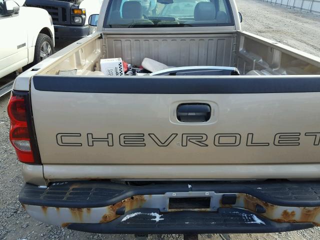 1GCEC14X27Z153012 - 2007 CHEVROLET SILVERADO GOLD photo 6