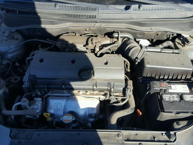 KNADH4A3XA6675697 - 2010 KIA RIO LX Մոխրագույն լուսանկար 7
