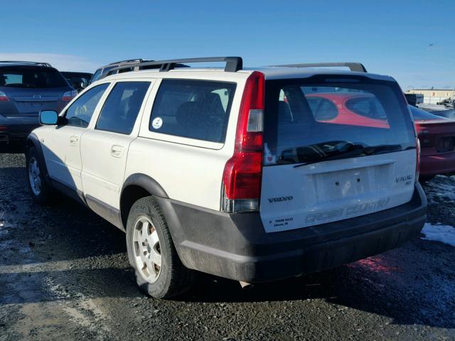 YV1SZ58D411026447 - 2001 VOLVO V70 XC WHITE photo 3