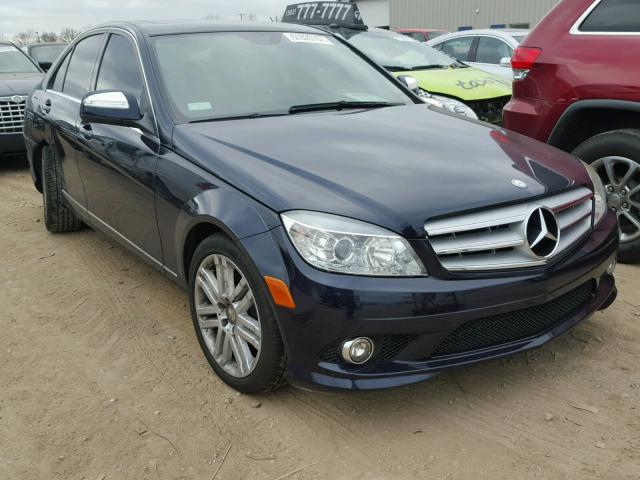 WDDGF54X48R014529 - 2008 MERCEDES-BENZ C 300 BLUE photo 1