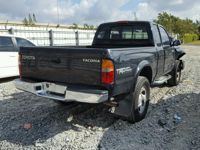 4TASN92N6XZ484426 - 1999 TOYOTA TACOMA XTR GREEN photo 4