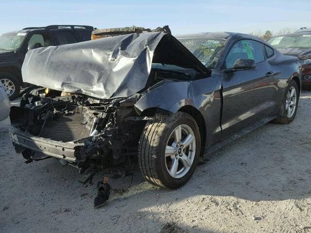 1FA6P8AM4F5375266 - 2015 FORD MUSTANG GRAY photo 2