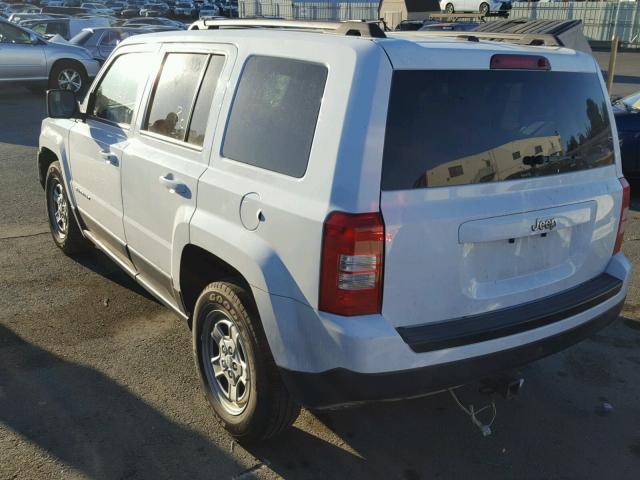 1C4NJPBA2GD648847 - 2016 JEEP PATRIOT SP WHITE photo 3