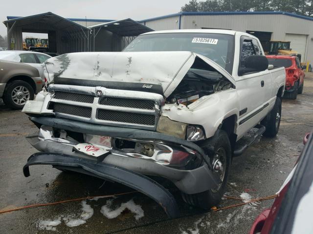 3B7KC236X1G711858 - 2001 DODGE RAM 2500 WHITE photo 2