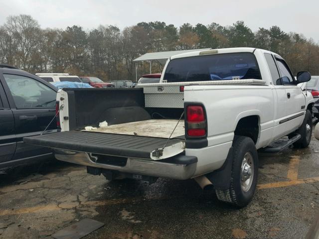 3B7KC236X1G711858 - 2001 DODGE RAM 2500 WHITE photo 4