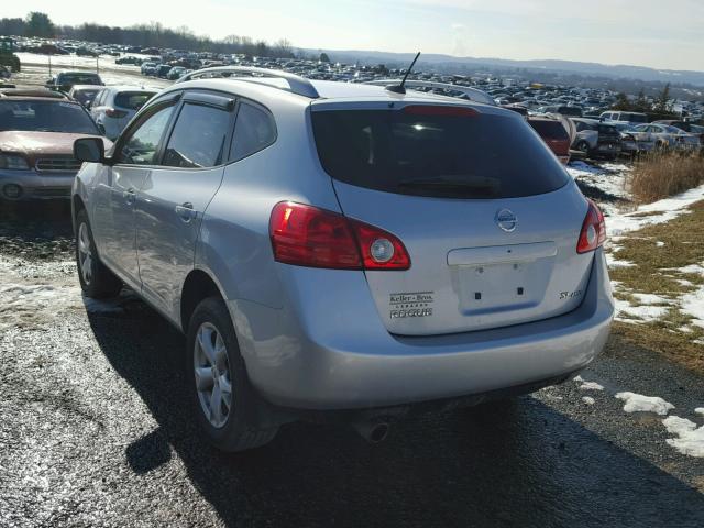 JN8AS58V69W440184 - 2009 NISSAN ROGUE S SILVER photo 3