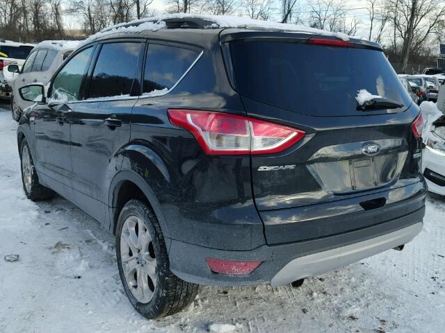 1FMCU0GXXDUA23512 - 2013 FORD ESCAPE SE BLACK photo 3