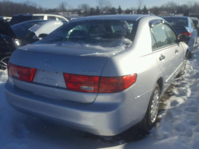 1HGCM56135A169639 - 2005 HONDA ACCORD DX SILVER photo 4