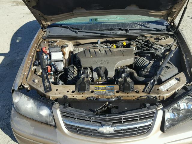 2G1WH52K259172082 - 2005 CHEVROLET IMPALA LS GOLD photo 7