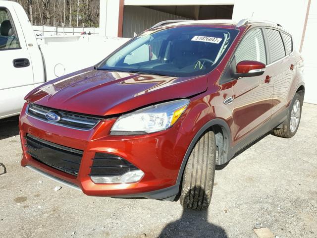 1FMCU0JX3EUD71369 - 2014 FORD ESCAPE TIT MAROON photo 2