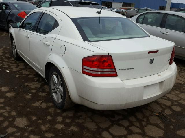 1B3LC56J68N175449 - 2008 DODGE AVENGER SX WHITE photo 3