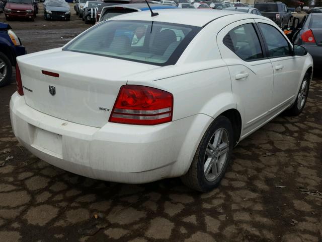 1B3LC56J68N175449 - 2008 DODGE AVENGER SX WHITE photo 4