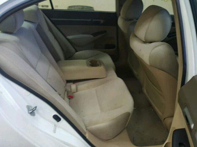 1HGFA16806L017044 - 2006 HONDA CIVIC EX თეთრი ფოტო 6