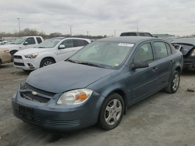 1G1AK55F967810972 - 2006 CHEVROLET COBALT LS BLUE photo 2