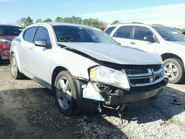 1C3CDZAB0CN177245 - 2012 DODGE AVENGER SE SILVER photo 1