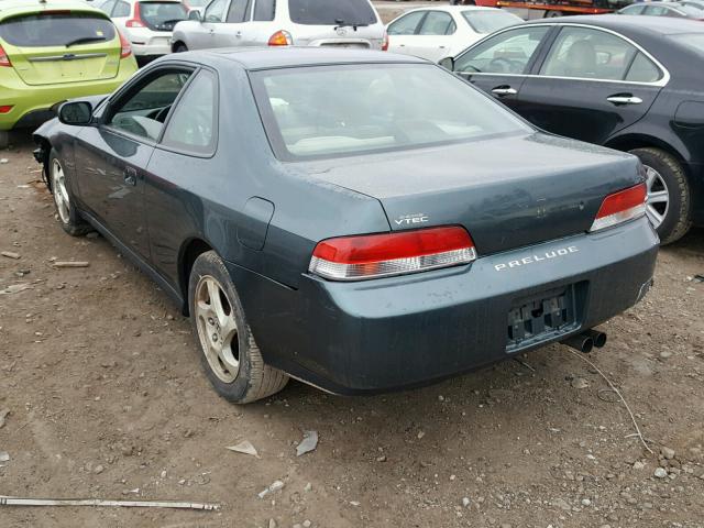 JHMBB6242VC008708 - 1997 HONDA PRELUDE GREEN photo 3