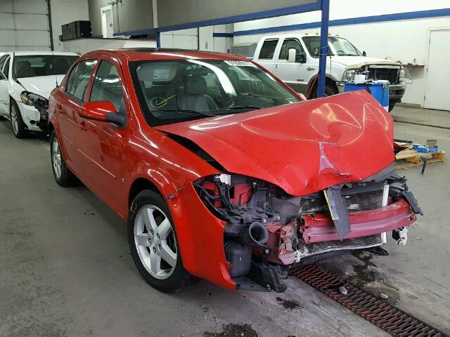 1G1AL55F777104467 - 2007 CHEVROLET COBALT LT RED photo 1