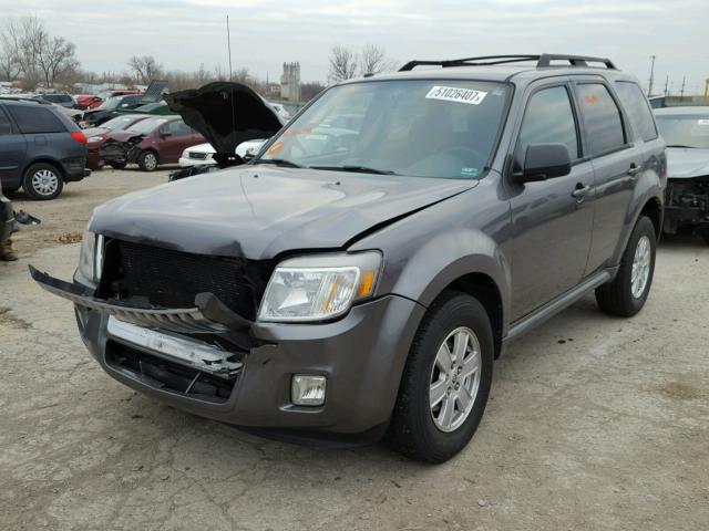 4M2CN9B74AKJ29338 - 2010 MERCURY MARINER GRAY photo 2