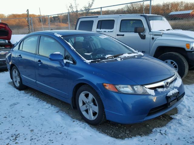 1HGFA16878L047998 - 2008 HONDA CIVIC EX 蓝色 照片 1