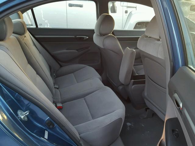 1HGFA16878L047998 - 2008 HONDA CIVIC EX 蓝色 照片 6