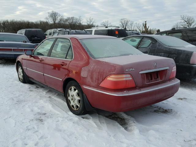 JH4KA965XYC008337 - 2000 ACURA 3.5RL RED photo 3