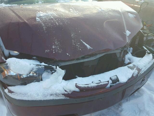 2G1WH55K519156464 - 2001 CHEVROLET IMPALA LS MAROON photo 9