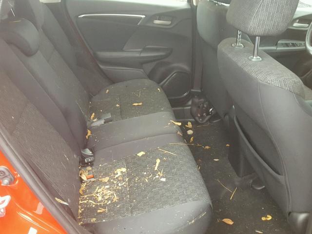 JHMGK5H51GS007879 - 2016 HONDA FIT LX أحمر صورة 6