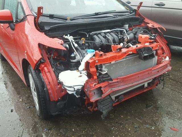 JHMGK5H51GS007879 - 2016 HONDA FIT LX أحمر صورة 9