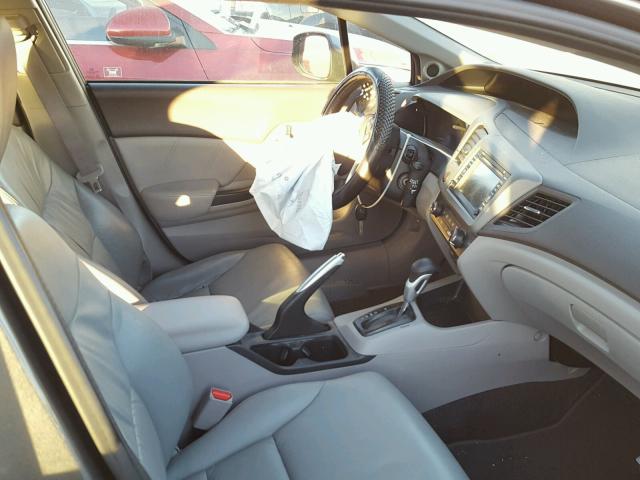 19XFB2F95CE023338 - 2012 HONDA CIVIC EXL GRAY photo 5