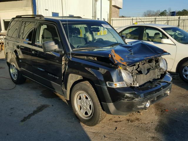 1C4NJPBB7ED691439 - 2014 JEEP PATRIOT SP BLACK photo 1