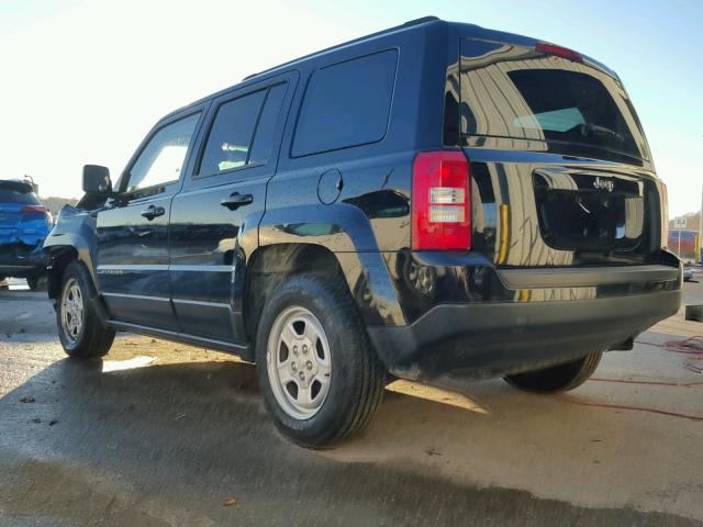 1C4NJPBB7ED691439 - 2014 JEEP PATRIOT SP BLACK photo 3