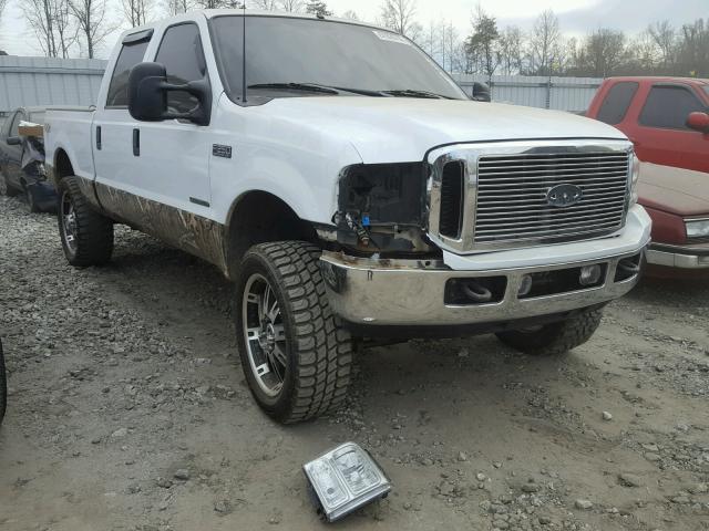 1FTNW21F81EA03106 - 2001 FORD F250 SUPER WHITE photo 1