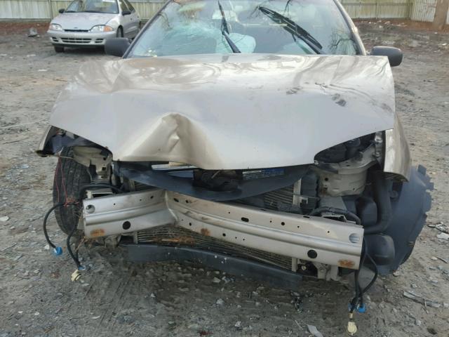 1G1JC52F657100315 - 2005 CHEVROLET CAVALIER BEIGE photo 9