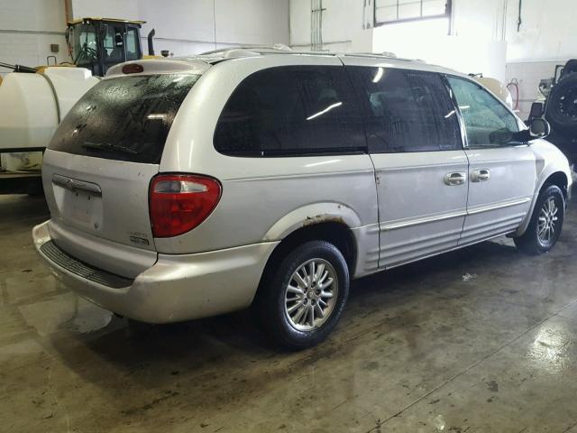 2C8GP64L23R127181 - 2003 CHRYSLER TOWN & COU BEIGE photo 4