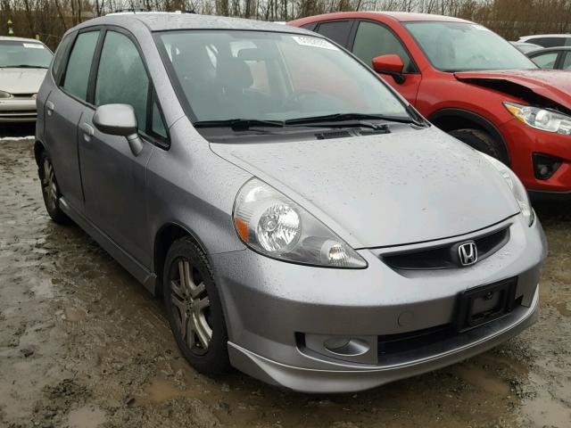 JHMGD38698S058524 - 2008 HONDA FIT SPORT SILVER photo 1