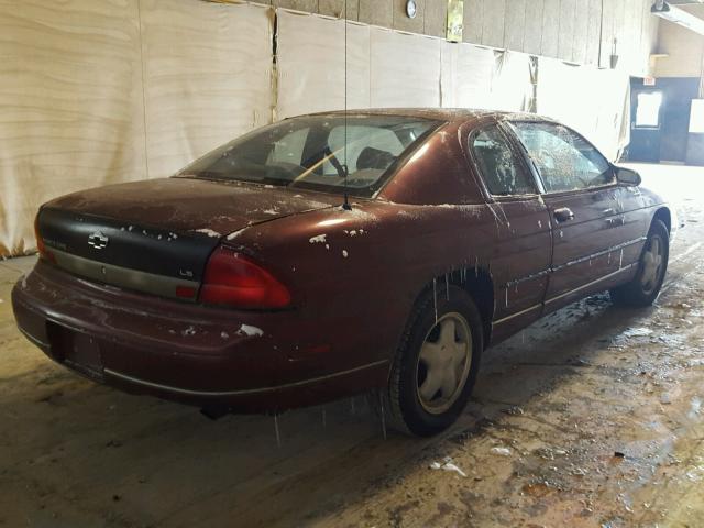 2G1WW12M4T9302862 - 1996 CHEVROLET MONTE CARL 栗色 照片 4