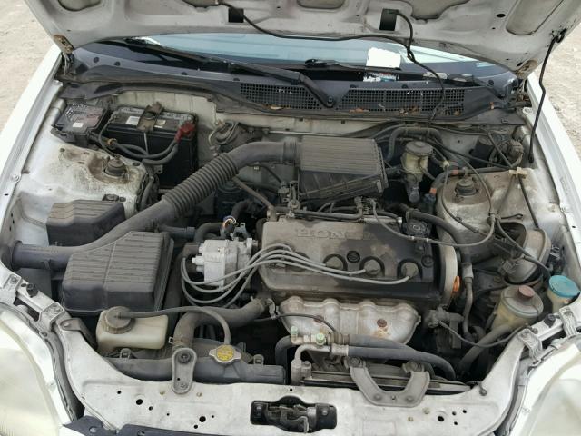 JHMEJ6672VS034302 - 1997 HONDA CIVIC LX WHITE photo 7