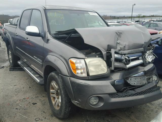 5TBET34186S534475 - 2006 TOYOTA TUNDRA DOU GRAY photo 1