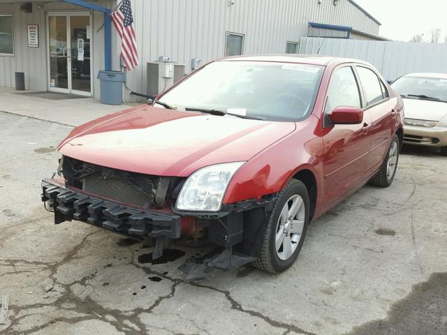 3FAHP07Z68R247334 - 2008 FORD FUSION SE BURGUNDY photo 2