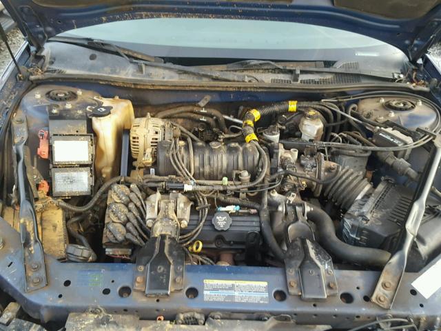 2G1WH52K949349855 - 2004 CHEVROLET IMPALA LS BLUE photo 7