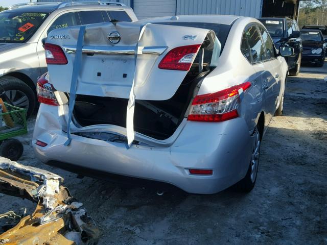 3N1AB7AP1FL652319 - 2015 NISSAN SENTRA S SILVER photo 9