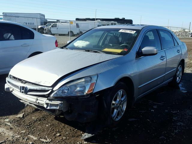 1HGCM56756A055566 - 2006 HONDA ACCORD EX SILVER photo 2