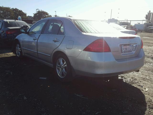 1HGCM56756A055566 - 2006 HONDA ACCORD EX SILVER photo 3