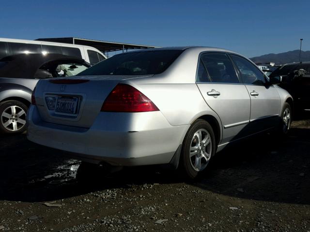 1HGCM56756A055566 - 2006 HONDA ACCORD EX SILVER photo 4