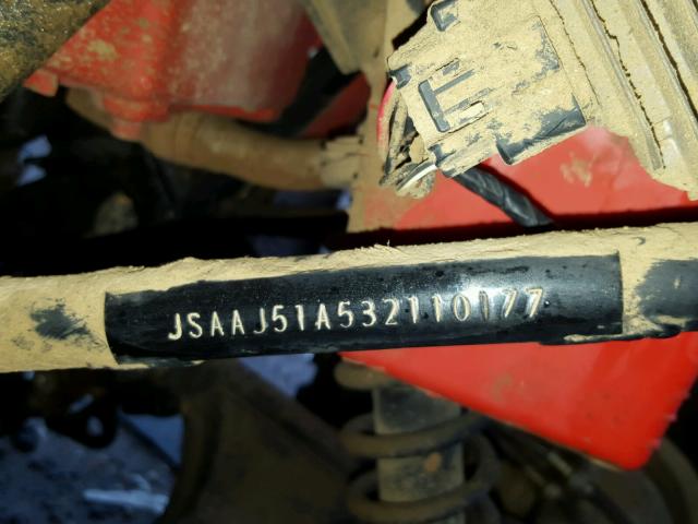 JSAAJ51A532110177 - 2003 SUZUKI LTF250 RED photo 10