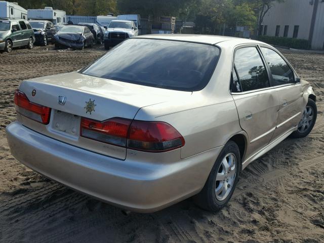 1HGCG56611A108951 - 2001 HONDA ACCORD EX GOLD photo 4